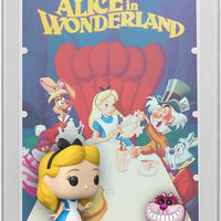 Pop Movie Poster Disney 100 Alice in Wonderland Alice with Cheshire Cat Vinyl Figure