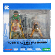 DC Universe Robin and Bat-Hound 2-Pack ArtFx + Statue