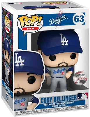 Pop MLB Dodgers Cody Bellinger Road Uniform Vinyl Figure