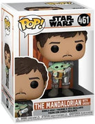 Pop Star Wars Mandalorian the Mandalorian with Grogu Vinyl Figure #461