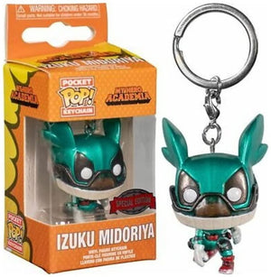 Pocket Pop My Hero Academia Izuku Midoriya Metallic Vinyl Keychain