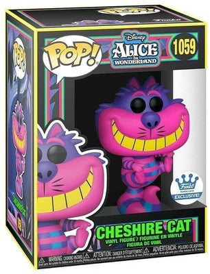 Pop Black Light Alice in Wonderland Cheshire Cat Vinyl Figure Funko Shop Exclusive
