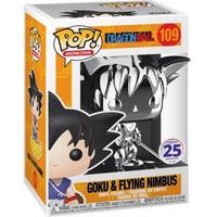 Pop Dragon Ball Goku & Flying Nimbus Silver Chrome Vinyl Figure