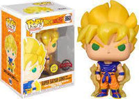 Pop Dragon Ball Z Super Saiyan Goku First Appearance Glow in the Dark Vinyl Figure Special Edition