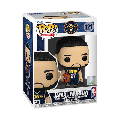 Pop NBA Nuggets Jamal Murray Dark Blue Jersey Vinyl Figure