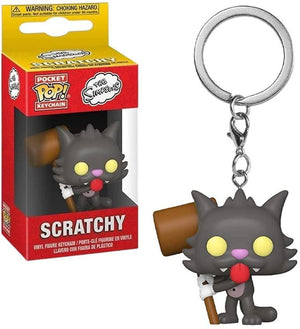 Pocket Pop Simpsons Scratchy Key Chain