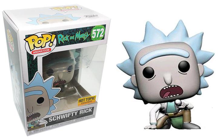 Pop Rick and Morty Schwifty Rick Vinyl Figure Hot Topic Exclusive