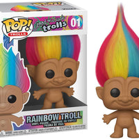 Pop Trolls Rainbow Teal Vinyl Figure