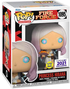 Pop Fire Force Princess Hibana Glow in the Dark Vinyl Figure 2022 Funimation Exclusive #1095