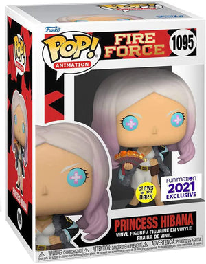 Pop Fire Force Princess Hibana Glow in the Dark Vinyl Figure 2022 Funimation Exclusive