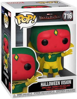 Pop Marvel WandaVision Halloween Vision Vinyl Figure #716