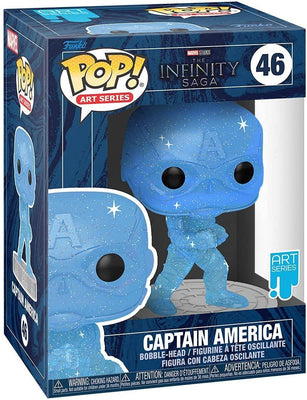 Pop Artist Series Marvel Infinity Saga Captain America Vinyl Figure #46