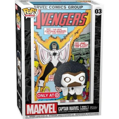 Pop Comic Covers Marvel Captain Marvel Monica Rambeau Vinyl Figure Target Exclusive