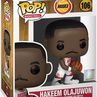 Pop NBA Houston Rockets Hakeem Olajuwon (Home Jersey) Vinyl Figure