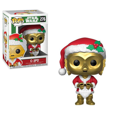 Pop Star Wars Holiday Santa C-3PO Vinyl Figure