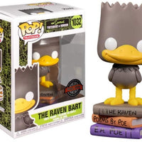 Pop Simpsons Treehouse of Horror Raven Bart Vinyl Figure BoxLunch Exclusive