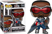 Pop Marvel the Falcon and the Winter Soldier Captain America Vinyl Figure GameStop Exclusive