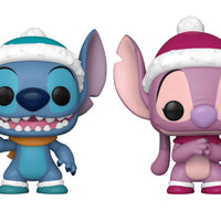 Pop Pop Lilo & Stitch Winter Stitch & Angel Vinyl Figure Set Hot Topic Exclusive