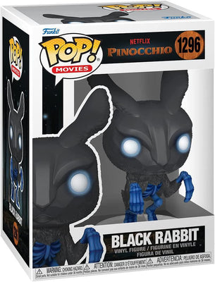 Pop Netflix Pinocchio Black Rabbit Vinyl Figure