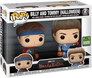 Pop Marvel Wandavision Billy and Tommy Halloween Vinyl Figure 2-Pack Spring Convention Exclusive