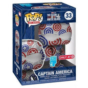 Pop Artist Series Marvel the Falcon and the Winter Soldiers Captain America Vinyl Figure Special Edition