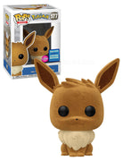 Pop Pokemon Eevee Flocked Vinyl Figure 2020 Wondercon Exclusive