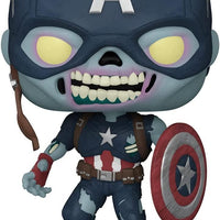 Pop Marvel What If...? Zombie Captain America Vinyl Figure