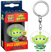 Pocket Pop Alien Remix Buzz Light Year Glow in the Dark Vinyl Key Chain Special Edition