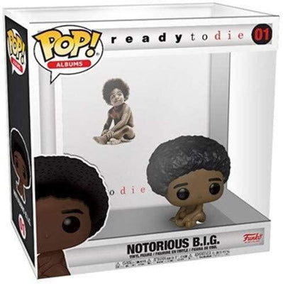 Pop Albums Notorious B.I.G. Ready to Die with Hard Shell Case Vinyl Figure