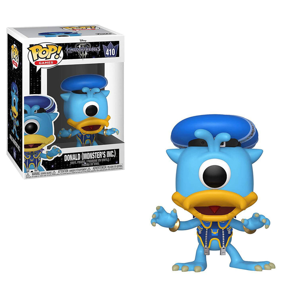 Pop Kingdom Hearts 3 Donald Monster's Inc. Vinyl Figure #410