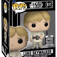 Pop Star Wars Luke Skywalker Vinyl Figure 2022 Galactic Convention Exclusive