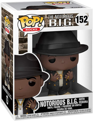 Pop Notorious B.I.G with Fedora Vinyl Figure