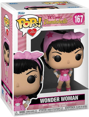 Pop DC Comics Breast Cancer Awareness Bombshell Wonder Woman Vinyl Figure #167