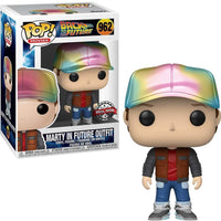 Pop Back to the Future Metallic Marty in Future Outfit Vinyl Figure Target Exclusive #962