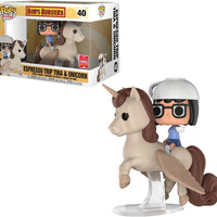 Pop Bob's Burgers Espresso Trip Tima & Unicorn Rides Vinyl Figure 2018 Summer Convention Exclusive #40