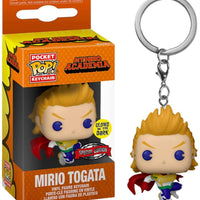 Pocket Pop My Hero Academia Animation Mirio Togata Glow in the Dark Key Chain Special Editions