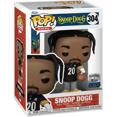 Pop Snoop Dogg Snoop Dogg Steelers Black Jersey Vinyl Figure Exclusive