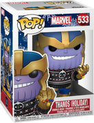 Pop Marvel Holiday Thanos Sweater Vinyl Figure