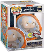 Pop Avatar the Last Airbender Aang (Avatar State) Glow in the Dark 6" Vinyl Figure Special Edition #1000