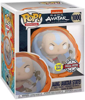 Pop Avatar the Last Airbender Aang (Avatar State) Glow in the Dark 6" Vinyl Figure Special Edition #1000