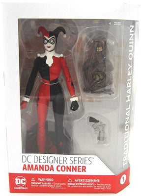 DC Comics Designer Series Amanda Conner Traditional Harley Quinn Action Figure