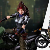 Play Arts Kai Final Fantasy VII Remake Intergrade Jessie and Motorcycle Action Figure
