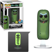 Pop Rick & Morty Pickle Rick Glow in the Dark Vinyl Figure PX Exclusive