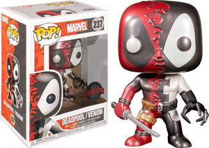 Pop Marvel Venom Venomized Deadpool Metallic Vinyl Figure Special Edition