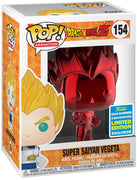 Pop Dragon Ball Z Super Saiyan Vegeta Red Chrome Vinyl Figure 2019 Summer Convention Exclusive