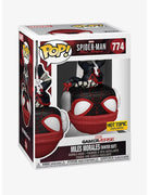 Pop Marvel Spider-Man Miles Morales Gamerverse Miles Morales Winter Suit Vinyl Figure Hot Topic Exclusive