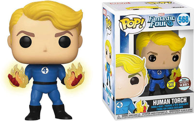 Pop Fantastic Four Human Torch Suited Vinyl Figure Specialty Series