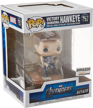 Pop Deluxe Marvel Avengers Victory Shawarma Series Hawkeye Vinyl Figure Amazon Exclusive