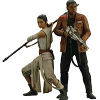 Star Wars Force Awakens Rey & Finn Artfx Statue Set 2-Pack