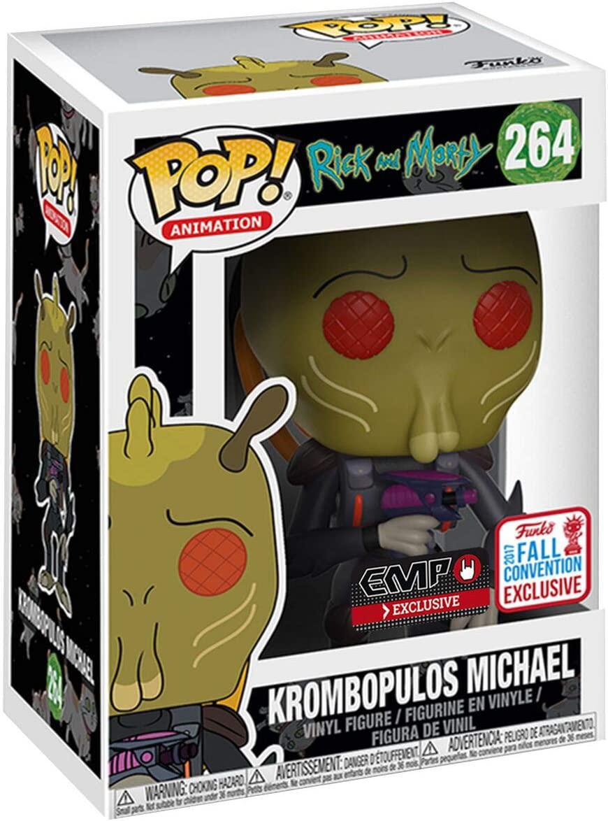 Pop Rick & Morty Krombopulos Michael Vinyl Figure Fall Convention Exclusive